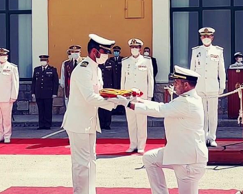 “Ganando Barlovento” recibe a la dotación del nuevo buque de transporte logístico de la Armada “Ysabel” (A-06), un nombre femenino y castizo, ligado a la libertad e igualdad