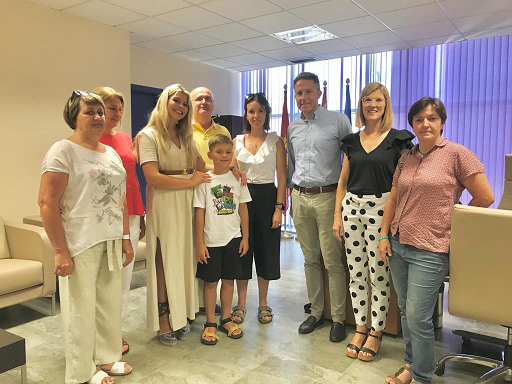 16 menores ucranianos afectados por la guerra 'disfrutarán' del verano en Lorca gracias al programa “Vacaciones en Paz
 