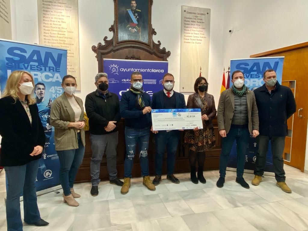 La “VIII San Silvestre Ciudad de Lorca” recauda 2.815€ para el #RetoYoSiPuedo a beneficio de Alzheimer Lorca