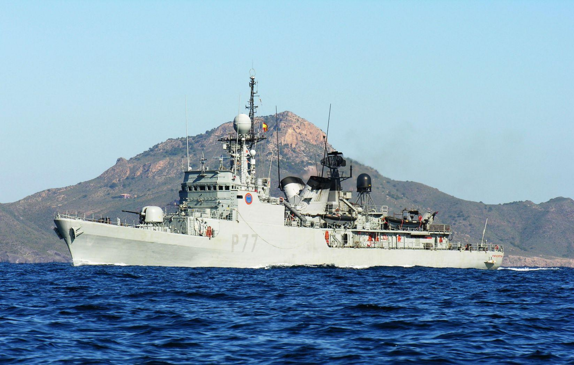 El Patrullero de altura “Infanta Cristina” inicia su participación en las Operaciones Permanentes de vigilancia y disuasión en aguas del Estrecho