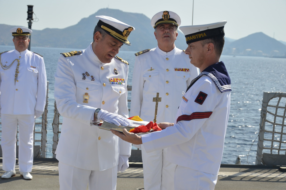 El CF Juan Carlos Pérez Guerrero asume el mando de las Unidades de Acción Marítima y Comandancia Naval de Cartagena