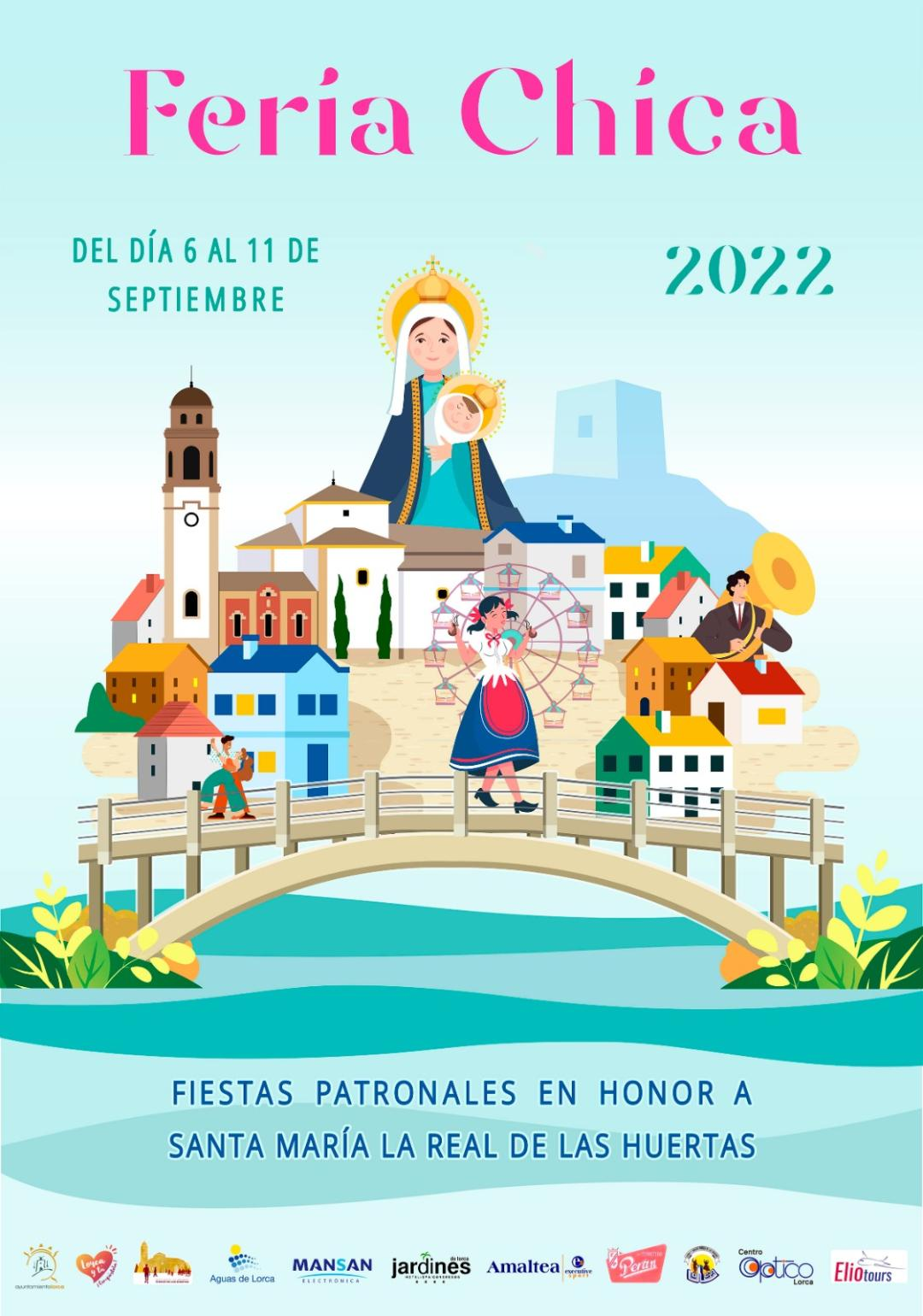 La Feria Chica “vuelve este 2022 en todo su esplendor” con los conciertos de “Siempre Así” y Henry Méndez y una veintena de actividades para celebrar las fiestas de la Virgen de las Huertas