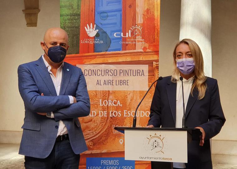 El Ayuntamiento de Lorca colabora con la Fundación Lorquimur en el I Concurso de Pintura Rápida al Aire Libre ‘Lorca, Ciudad de los Escudos’