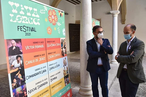 Víctor Manuel y la gira de regreso de “Ella Baila Sola”, en su único concierto en la Región de Murcia, protagonizan hoy el inicio del Festival Viva Lorca 2021