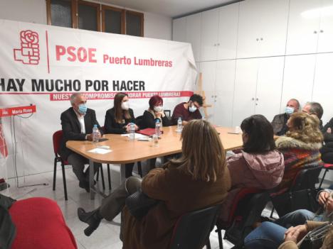 María Rosa García, reelegida por aclamación como Secretaria General del PSOE de Puerto Lumbreras