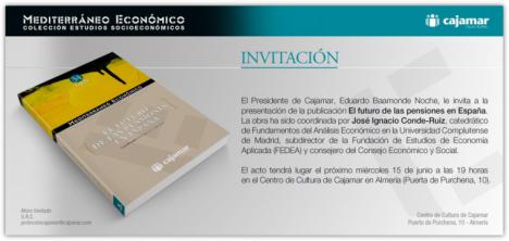 Presentación en Almería de la publicación ´El futuro de las pensiones en España´ 