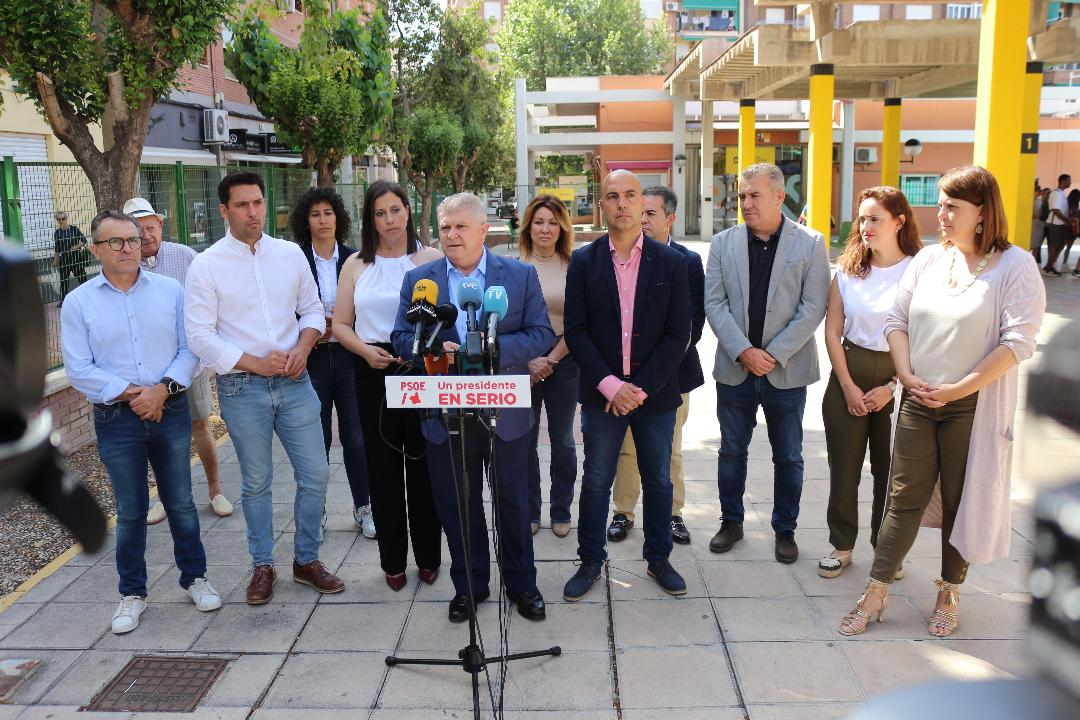 Pepe Vélez: “Cuando sea presidente, el transporte interurbano en la Región de Murcia será gratuito para toda la ciudadanía”