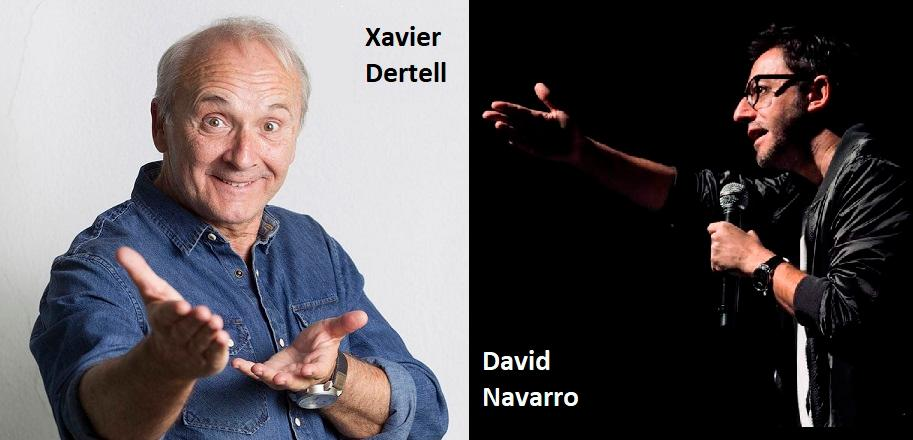 Los cómicos David Navarro y Xavier Dertell actuarán mañana ‘Las Noches de la Plaza de España’