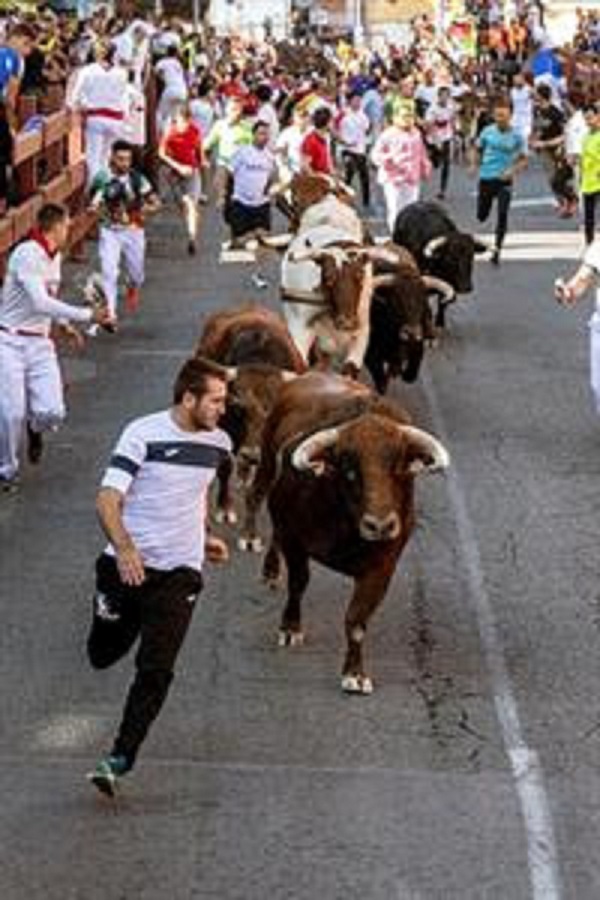 Una manada disgregada deja seis heridos leves en el encierro de San Sebastián de los Reyes