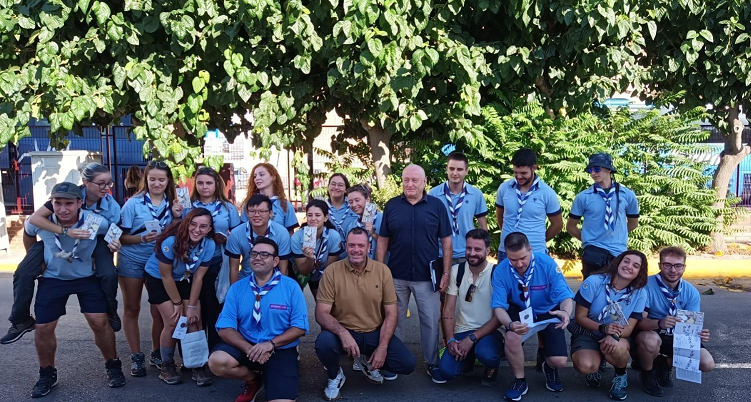 El Grupo Scout 'Ciudad del Sol 108' comienza el Camino de Santiago