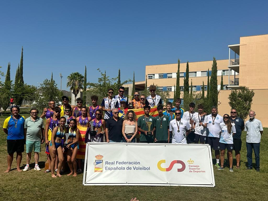 'Gran final' en el CIVP de Lorca del Campeonato de España Escolar de Selecciones Autonómicas de vóley playa