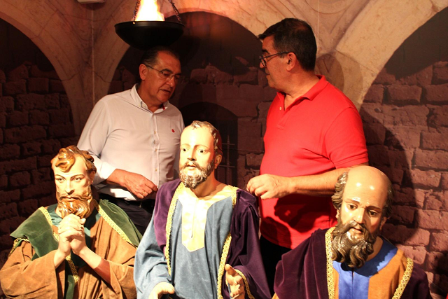 La ‘Mesa de los Apóstoles’ del Paso Morado de Lorca podría recuperar la imagen de San Felipe de Nicolás Salzillo