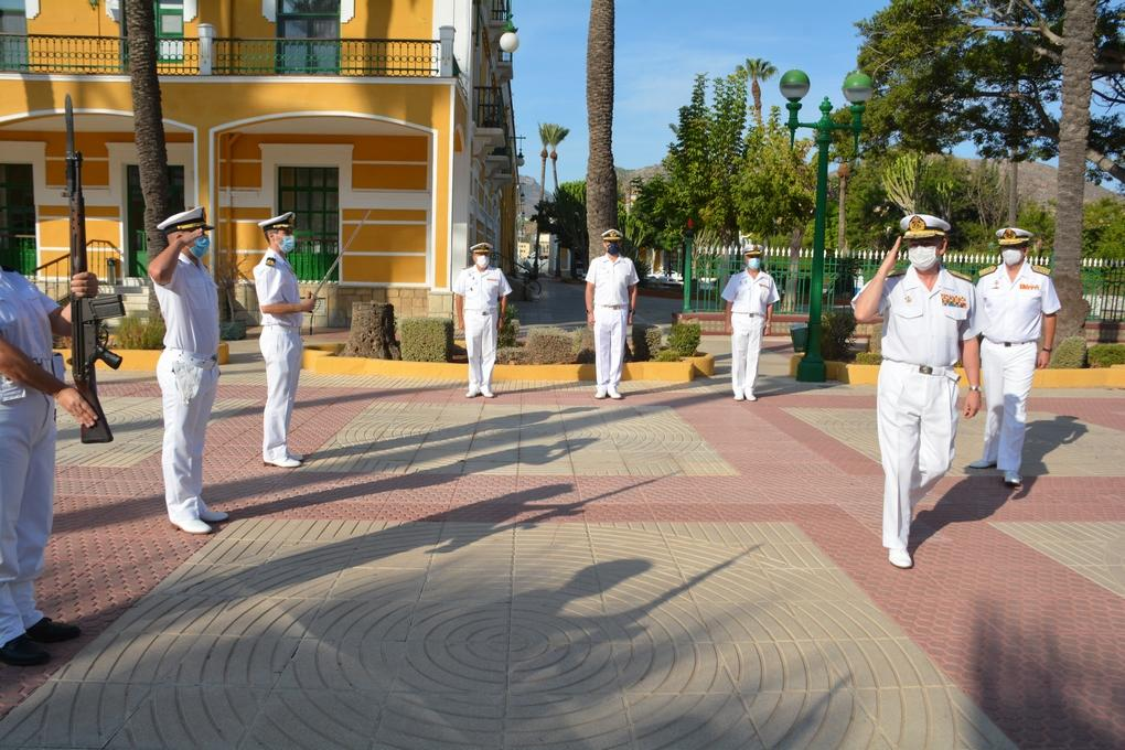 El Almirante-Jefe del Estado Mayor de la Armada visita instalaciones y dependencias establecidas en Cartagena