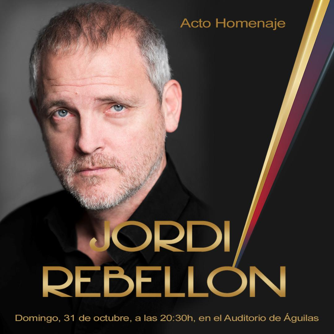 Homenaje al fallecido actor de origen aguileño Jordi Rebellón