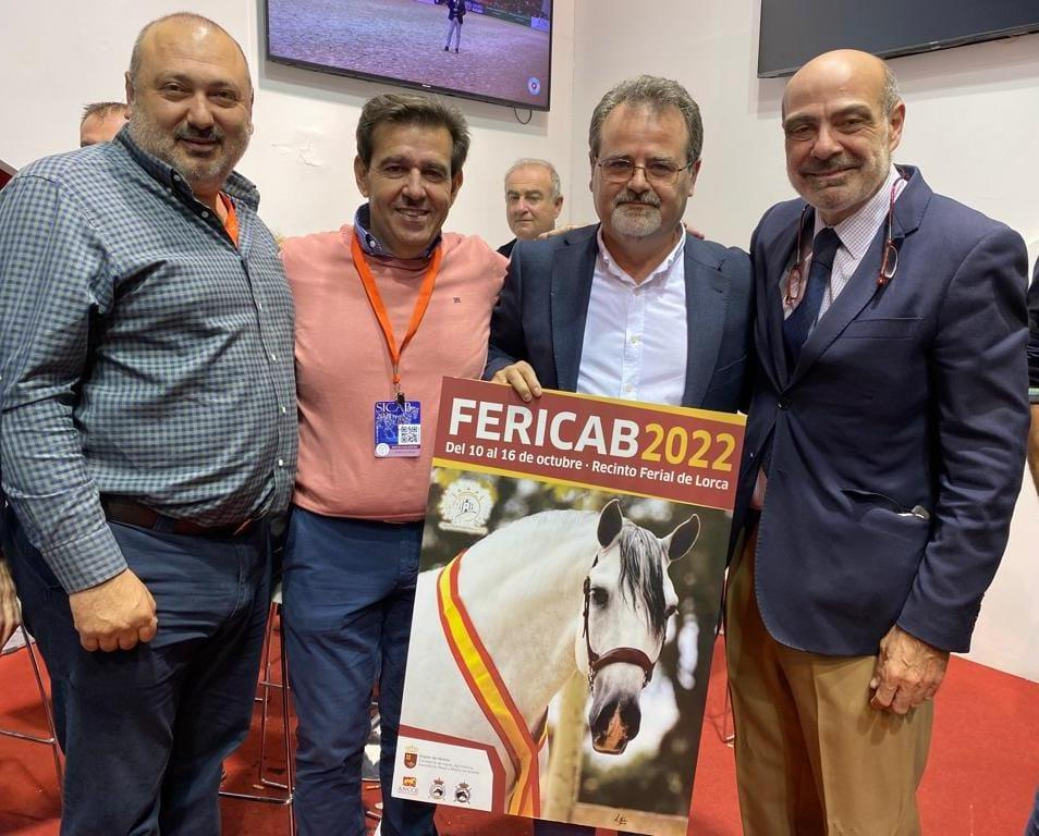  El Ayuntamiento de Lorca presenta FERICAB 2022 en el Salón Internacional del Caballo Pura Raza Española, SICAB, celebrado en Sevilla