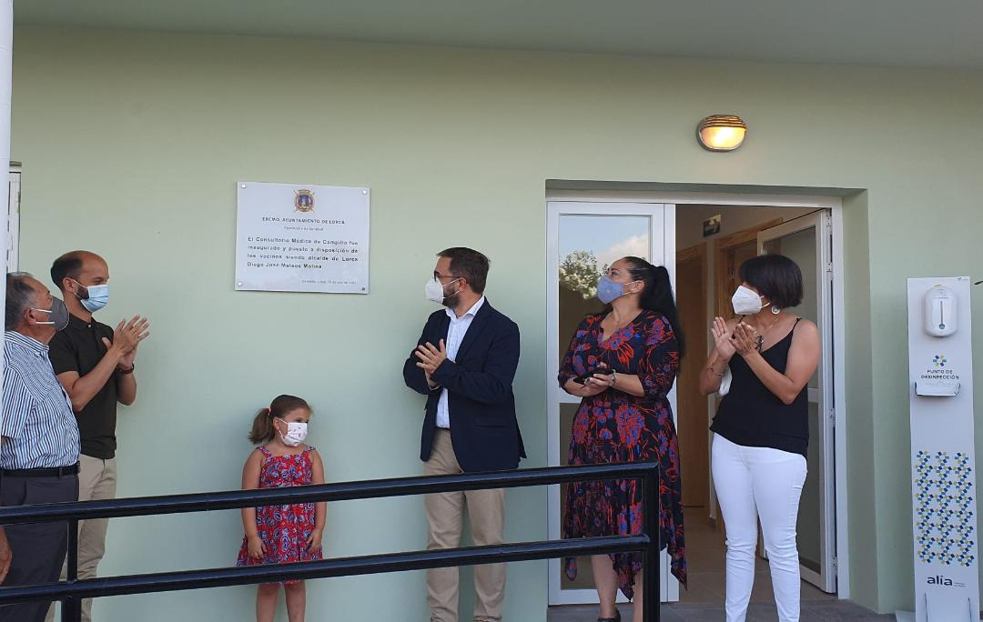 El Alcalde de Lorca inaugura el Consultorio Médico de Campillo tras culminar los trabajos de ampliación y remodelación para los que el Ayuntamiento ha invertido 47.269,80 euros