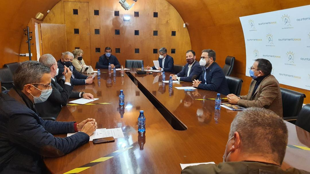 Ayuntamiento y cofradías mantienen una nueva reunión de coordinación para la celebración de la Semana Santa de Lorca 2022