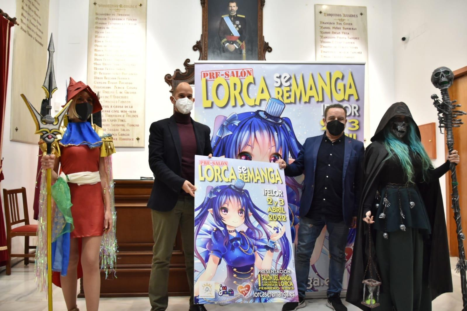 IFELOR acogerá los días 2 y 3 de Abril el Pre-Salón ‘Lorca se remanga’, como adelanto del I Salón del Manga y la Cultura Japonesa que se celebrará en 2023