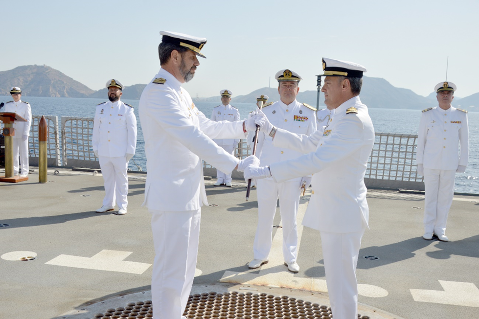 El CF Juan Carlos Pérez Guerrero asume el mando de las Unidades de Acción Marítima y Comandancia Naval de Cartagena
