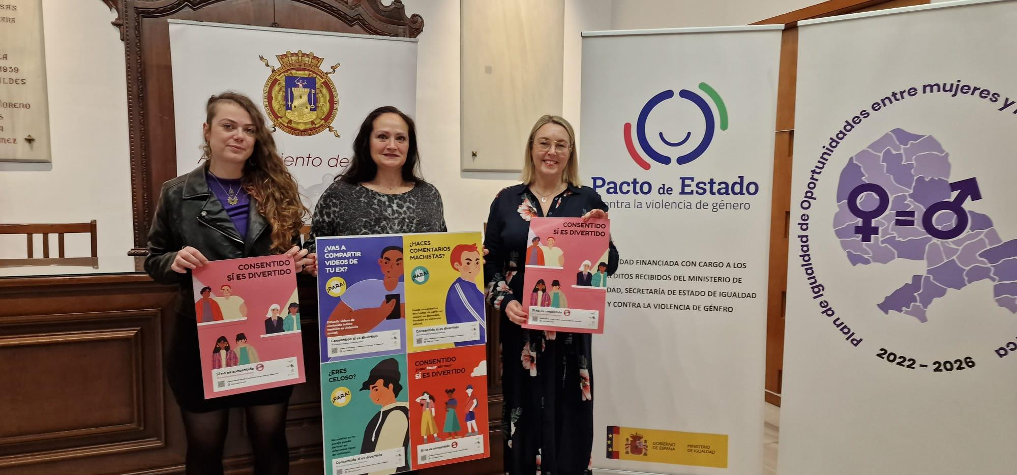 El Ayuntamiento de Lorca “se implica” en la sensibilización y prevención de las agresiones sexuales con la puesta en marcha de la campaña ‘Consentido sí es divertido’