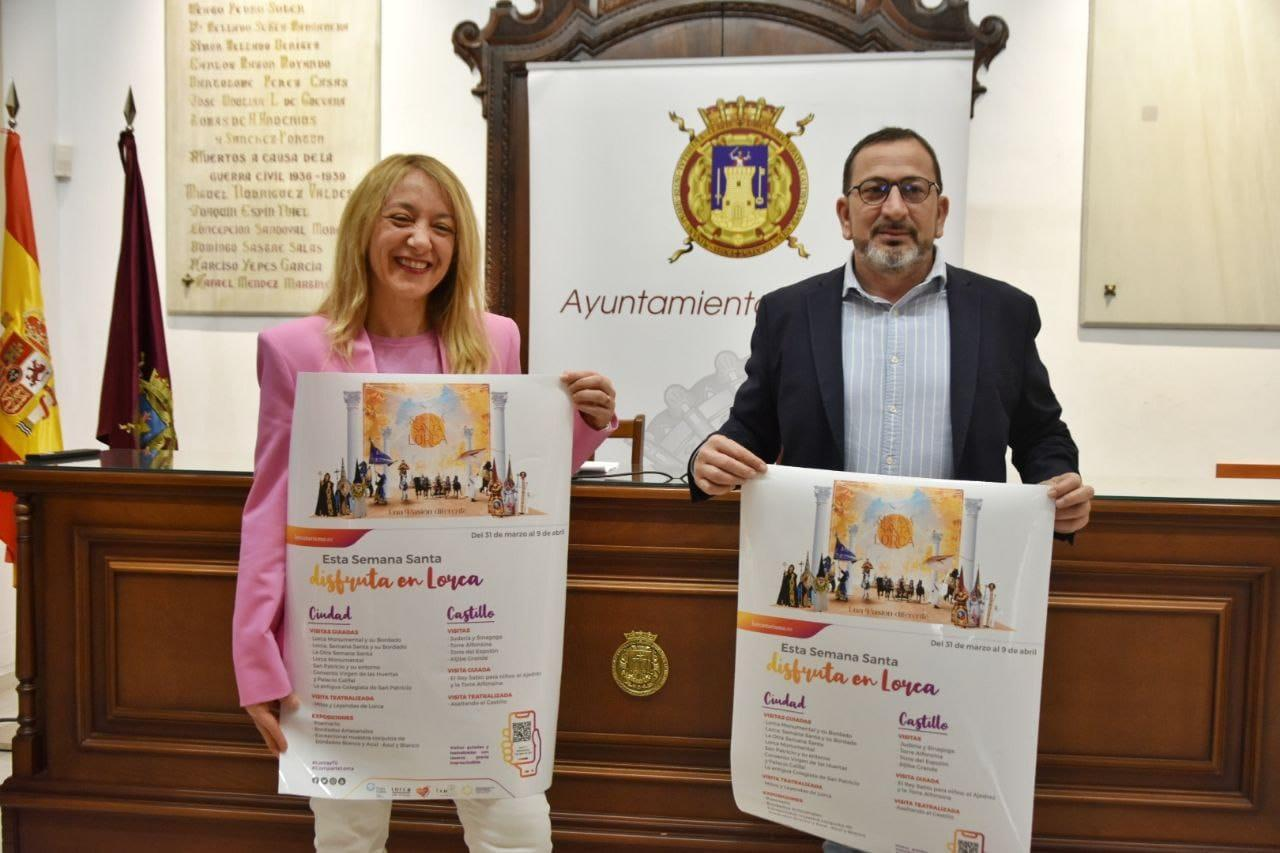 El Ayuntamiento de Lorca aumenta el dispositivo especial de turismo para la Semana Santa 2023 con más horas de atención a los visitantes en los 8 Puntos de Información