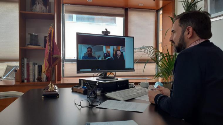 El Alcalde de Lorca mantiene una videoconferencia con el Cónsul de Marruecos en la Región para valorar la situación de la comunidad musulmana durante la crisis del coronavirus
