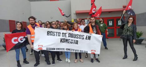 Huelga en KONECTA hoy el 30 de enero