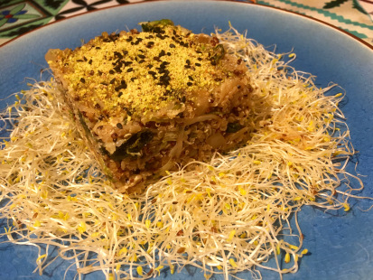 Timbal de quinoa y verduras